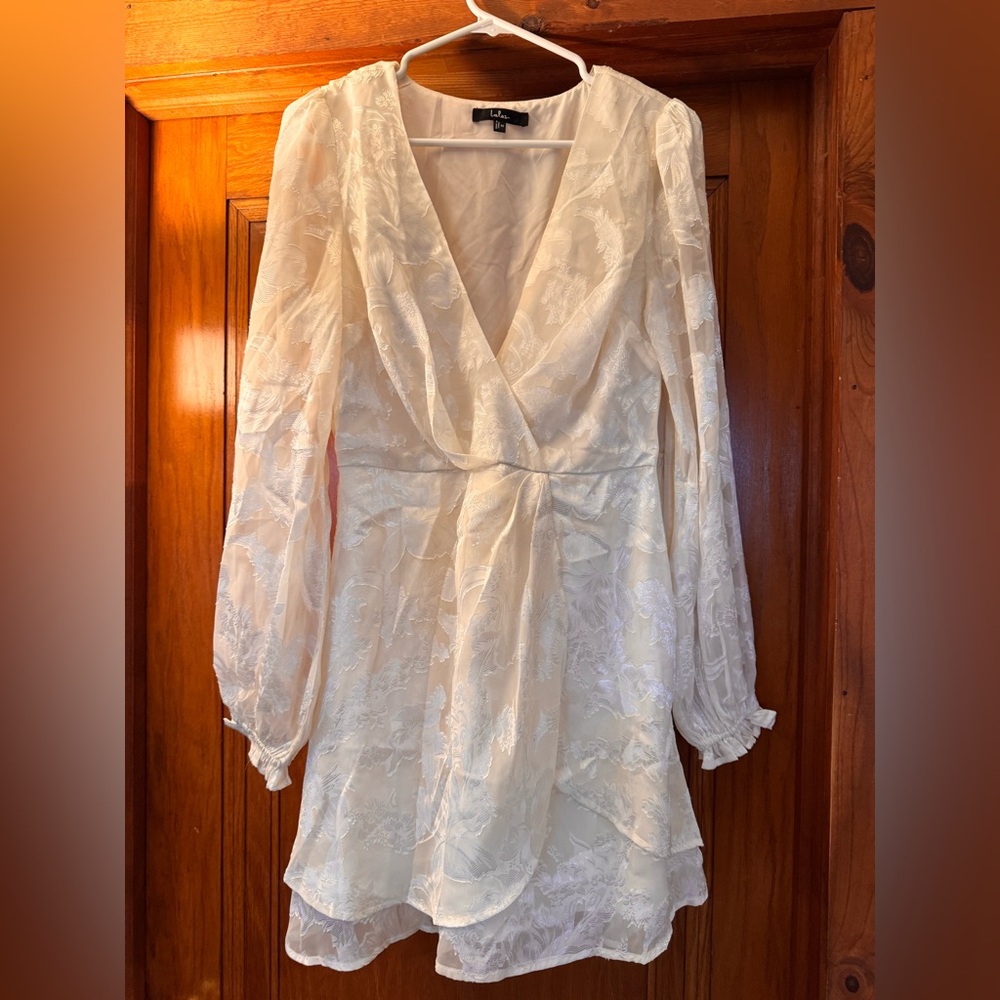 Ivory bridal shower dress